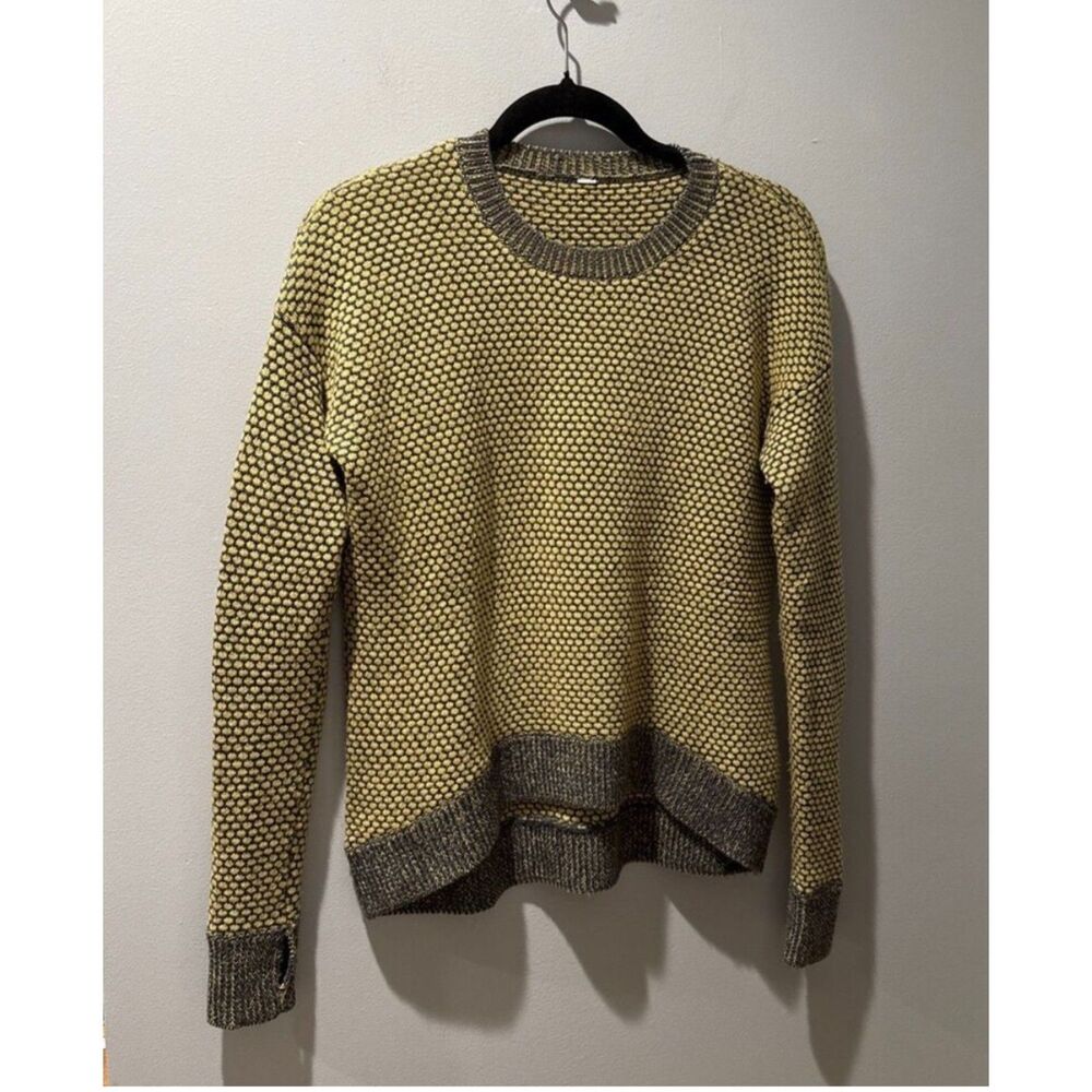 Lululemon Yogi Crew Sweater Nightfall/ Aged Moss Approx Size 6